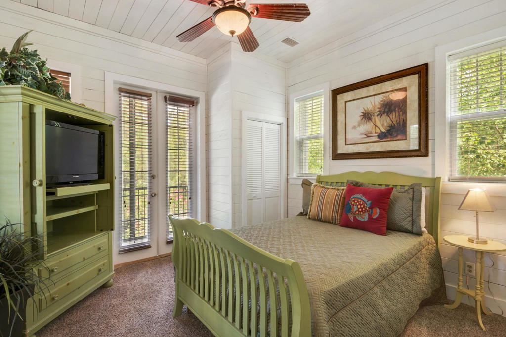 60s Beach Cottage Master Bedroom